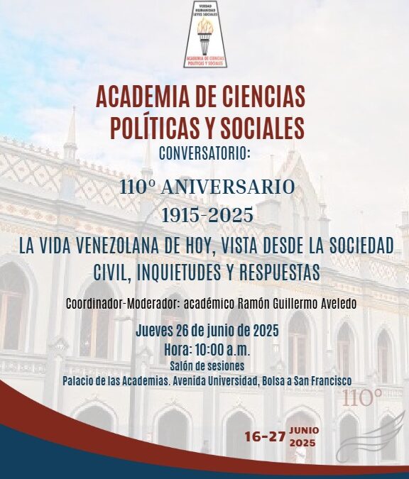 LA VIDA VENEZOLANA DE HOY, VISTA DESDE LA SOCIEDAD CIVIL, INQUIETUDES Y RESPUESTAS